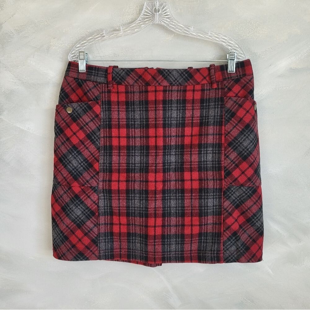 Eddie Bauer Wool Blend Mini Skirt Size 12